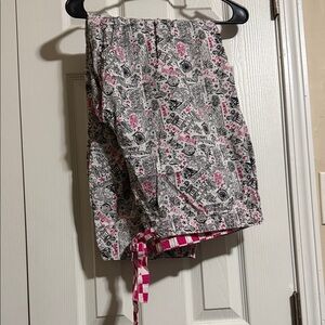 Disney Pink and Black Patterned Women's Lounge Pants